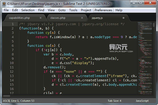 使用 JSFormat 之后的 JS 代码效果,注意上图的JS代码是一堆的